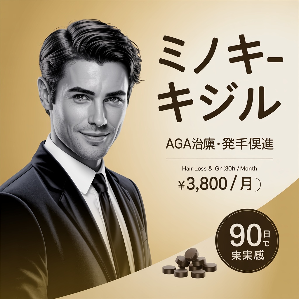 ミノキシジル AGA発毛促進 ¥3,800〜